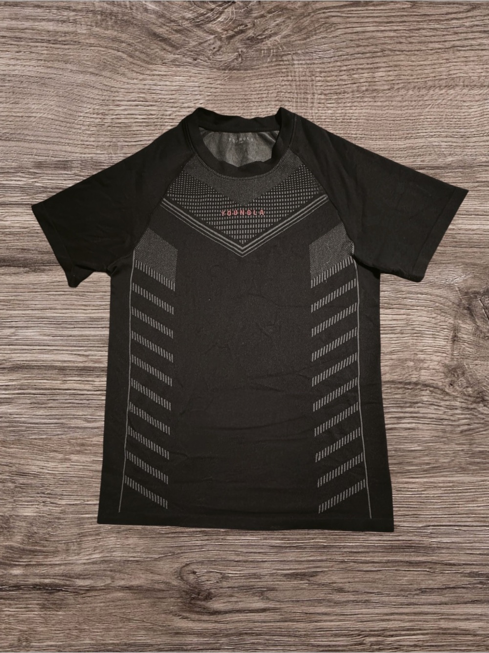 youngla 465 superhero compression tee gym top
